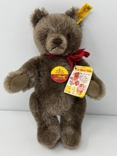 Steiff "Original Teddybar" Dark Brown Mohair Bear 0202/26 All Tags