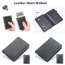 Anti Thief Rfid Credit Card Holder Smart Minimalist Wallet Men Women Slim Bank C