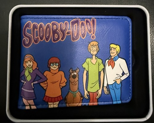 Buckle-Down Bifold Wallet Folding Scooby-Doo Cartoon Characters Tin