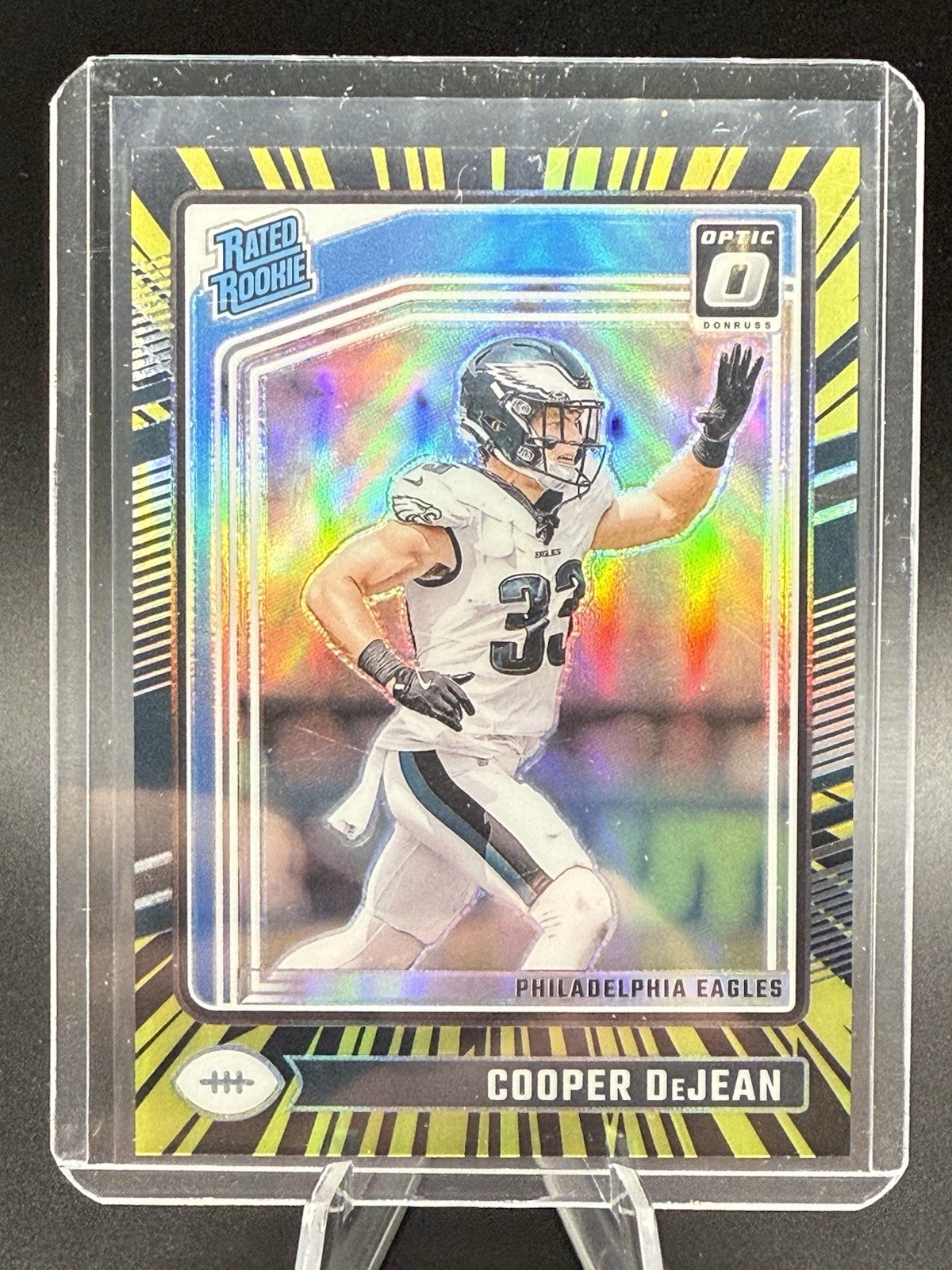 2024 Donruss Optic #221 Cooper Dejean Electricity /75 SP Rookie Short Print 🔥