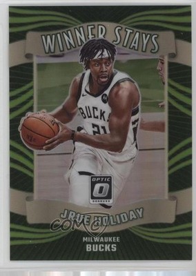 2023 Panini Donruss Optic Winner Stays Lime Green Prizm 32/149 Jrue Holiday 13ib