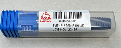 Carmex EMT 1212 D20 18 UN MT7  Solid Carbide Threadmill