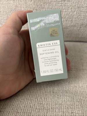 Kristin Ess Subtle Shine Softening Oil Ultra-Lightweight foAll Hair 1.69oz E3B
