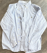 Lacoste Herren Klassisches Hemd Gestreift But...