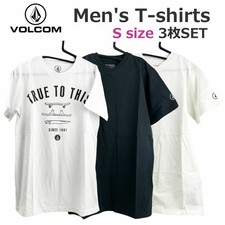 Volcom Short-Sleeved T-Shirt 3-Piece Set Size S Popular Product Number