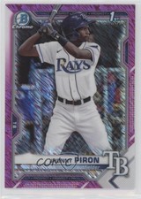 2021 Bowman Chrome Prospects Fuchsia Shimmer Refractor 15/199 Jhonny Piron 2r1