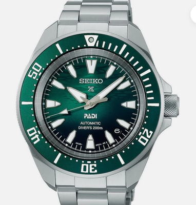 Seiko SRPL53 Prospex Green Dial Automatic Samurai Diver Padi Watch