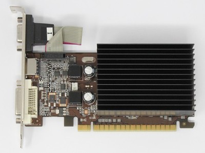 Nvidia GT 210 Grafikkarte Passiv Lauflos Lüfterlos NEAG2100HD53-1193H (#35352)