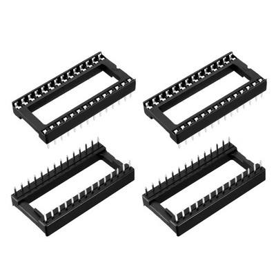 IC Chip Socket Adapter  Soldering DIP 2.54mm Pitch 15.24mm Row Pitch,25 Pcs