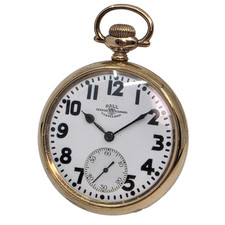 1925 Ball Hamilton 999p; 21j 16s Gold Filled Railroad Pocket Watch