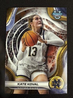 Kate Koval Rookie Card RC 2025 Bowman U Best #42