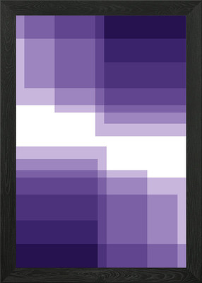 Abstrakter Farbverlauf Gerahmtes Wandbild Poster Leinwanddruck Bild