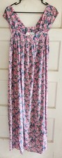 Eileen West Vintage Long Sleeve Floral Nightgown Size Medium - New With Tags