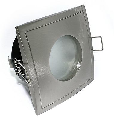Aqua Square Feuchtraum IP65 Strahler & High Power LED 5W=50W Dusche Spot eckig