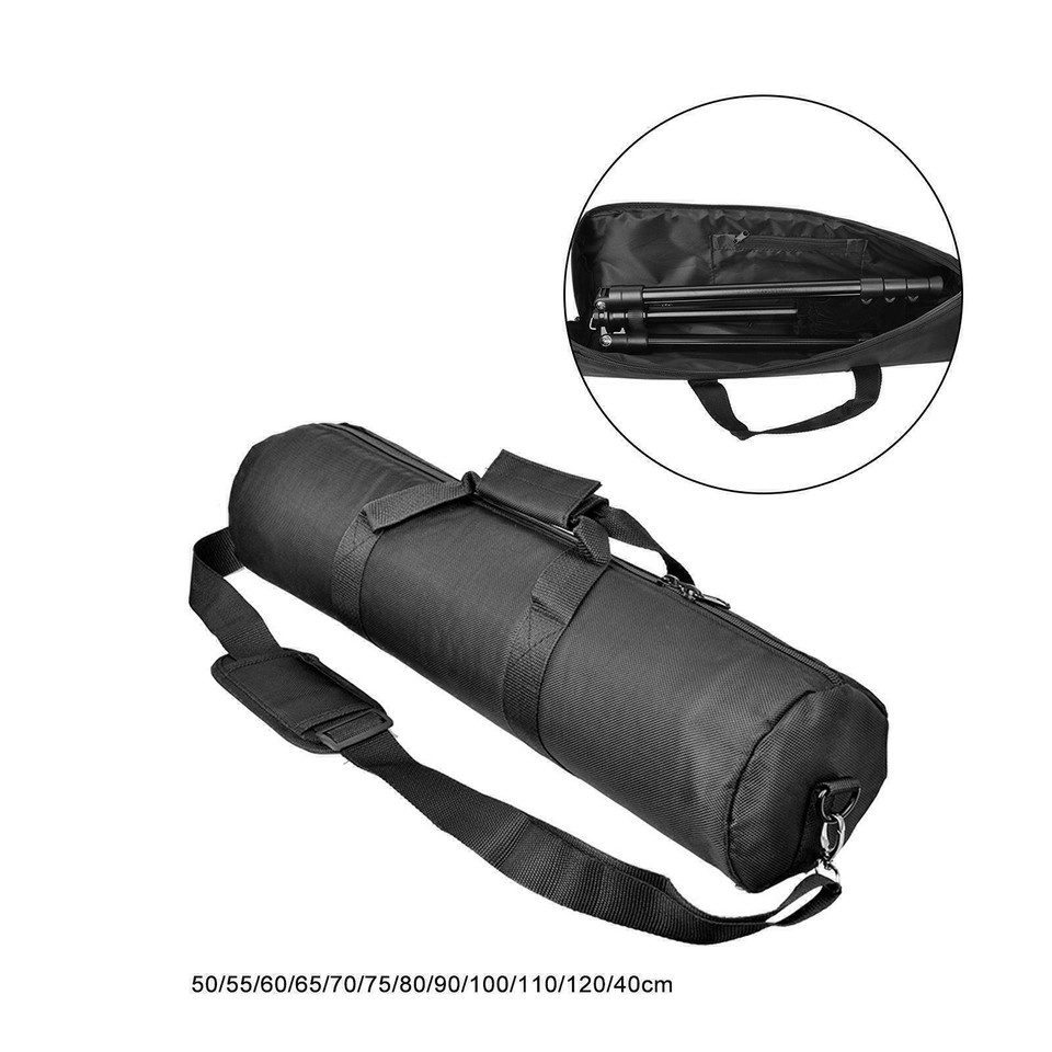 Tripod Bag Padded Carry Case Zip Black 120cm For Studio Light Stand