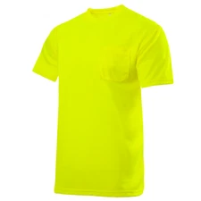 Hi Vis Safety T Shirts Fast Drying Work Sports Short Sleeve JORESTECH