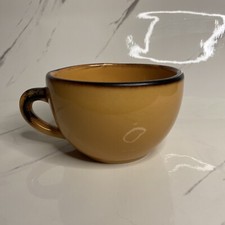 DC149 Two Tone Latte Coffee Hot Chocolate Retro Vintage?? Mug Cup Made In USA