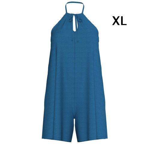 XL PARADISE ROMPER LuLaRoe ~ SOLID BLUE ~ Sizes 20-26; Resort Collection - Picture 1 of 6