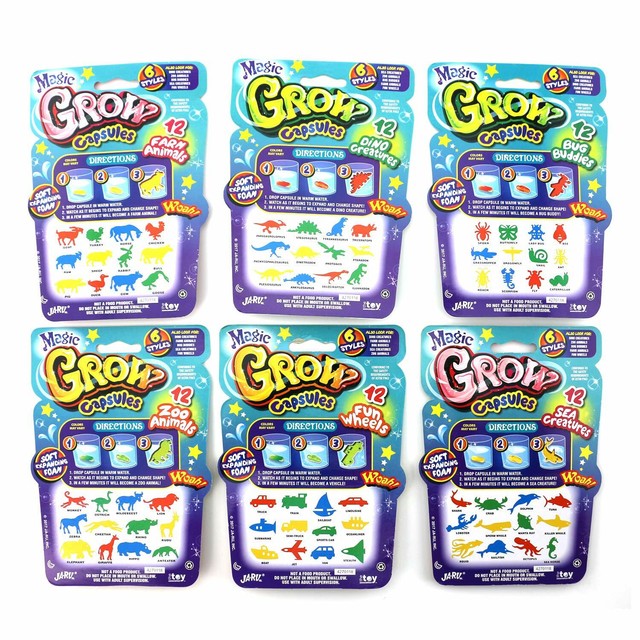 Grow Growing Animal Capsules Expanding Sponge Foam Pick Capsule Theme I6K8 eBay