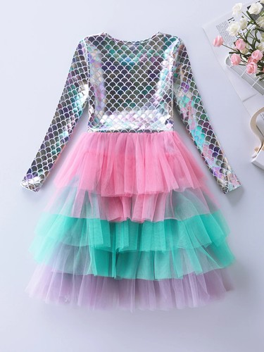 Nuevo Vestido Niñas Manga Larga Otoño Vestido - Imagen 2 de 26