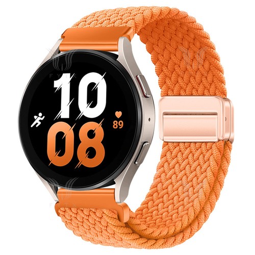 For Samsung Galaxy Watch 6 5 4 3 46/42/45/41/44/40mm Magnetic Braided Band Strap - Picture 27 of 44