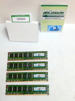 RAM / Arbeitsspeicher für PC / Kingmax / FLFE85F-C8KF9 / 4x2 GB / DDR3-1333 
