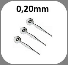 3 piccole lancette 0,20 mm ARGENTO 4 mm quadrante subdial lancette cronografiche ETA G10, Ronda 5040.B