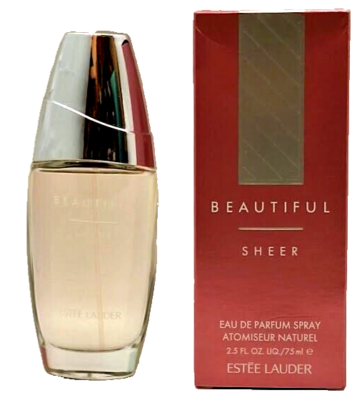 ESTEE LAUDER BEAUTIFUL SHEER 香水 Estée Lauder Beautiful Sheer Eau de Parfum Spray, 2.5 oz