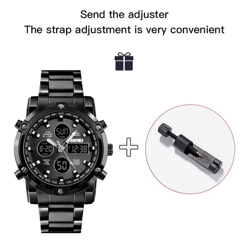 Luxury Men's Wristwatch Chronograph Waterproof Calendar Date Alarm Clock Quartz Watch - Picture 9 of 18