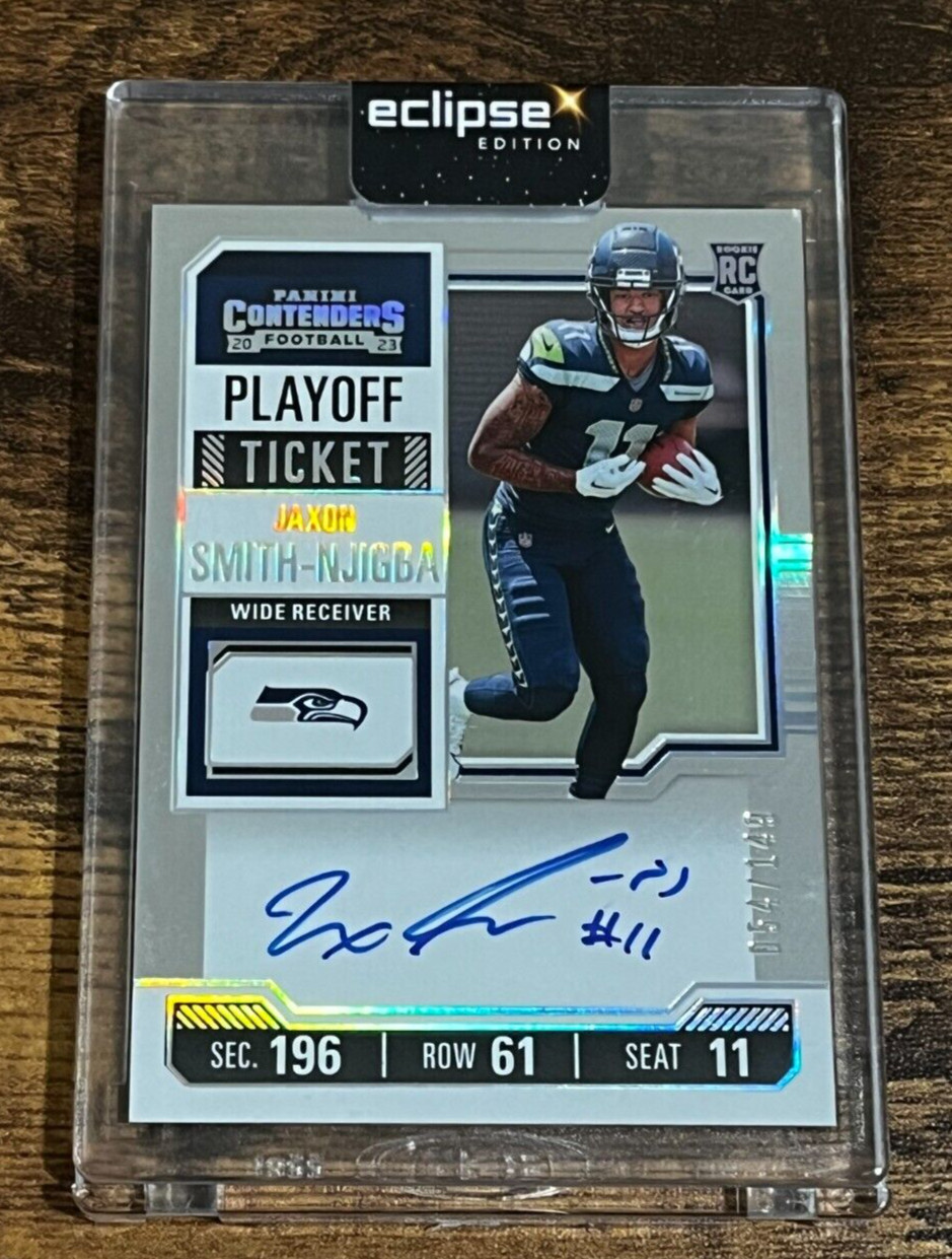 2023 Panini Contenders Jaxon Smith-NJigba Playoff Ticket RC Auto /149