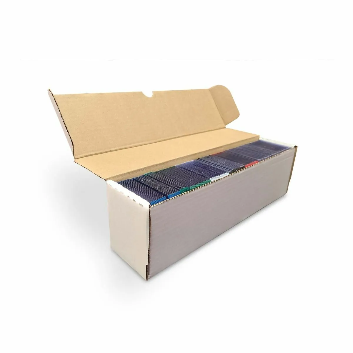 (2 pk) BCW 14 in Toploader Cardboard Storage Box-Sport Trading Card Boxes