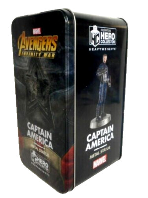Marvel Captain America Metal Figur Eaglemoss Hero Sammler in Blechdose