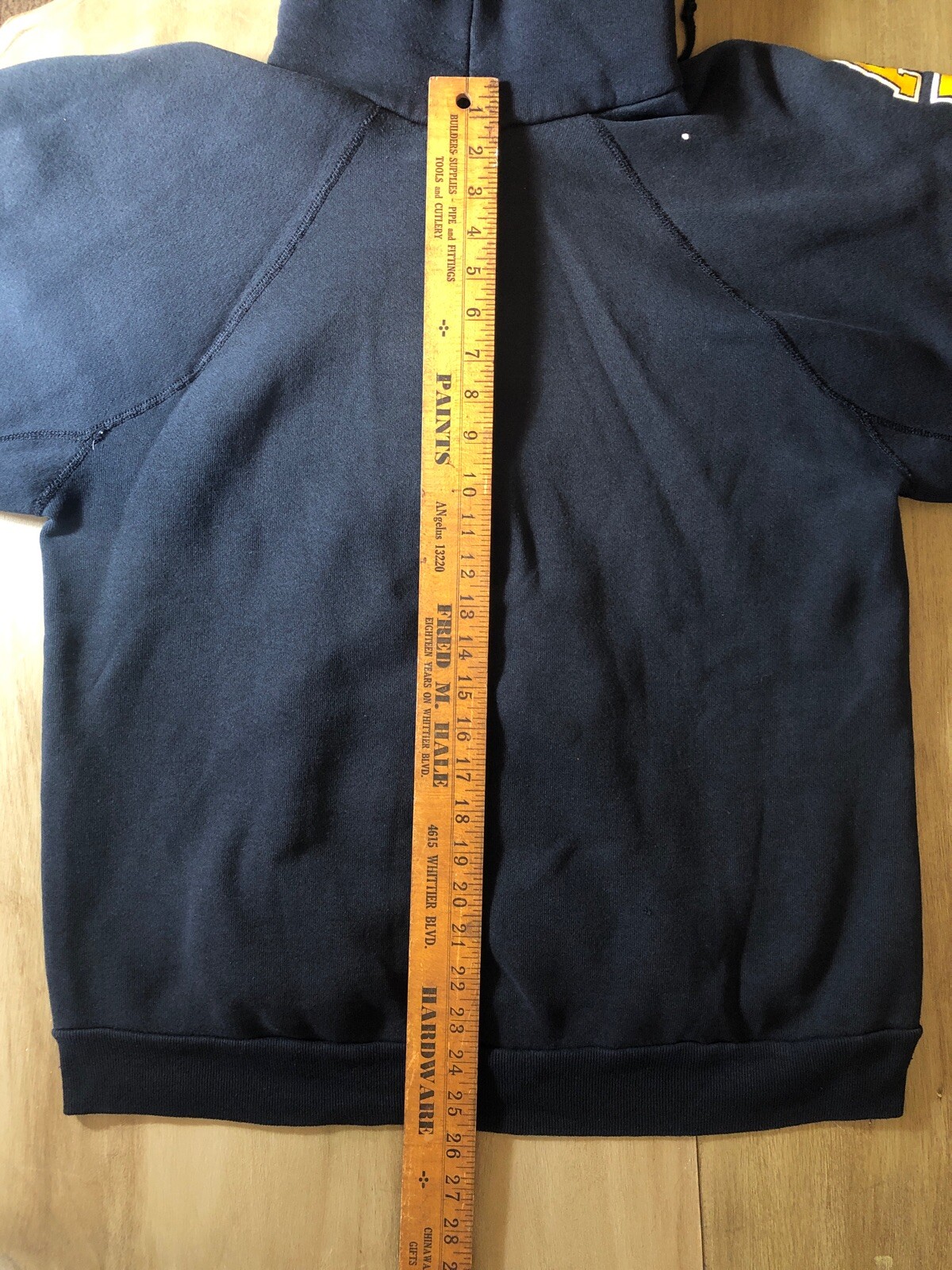 Vintage USMA West Point Army Black Hooded Sweatshirt … Gem