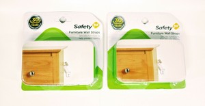 New Safety 1st Furniture Wall Straps Prevent Tipping Lot Of 2