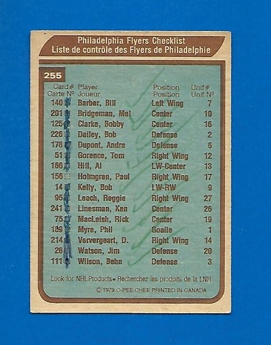 1979-80 OPC O PEE CHEE NHL HOCKEY CARD & TEAM PHOTO CHECKLIST 133-264 SEE LIST - Picture 284 of 320