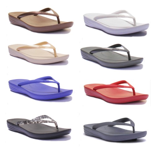 FitFlop Iqushion Spiaggia Sandali Infradito Estive da Donna Taglia UK 3 - 8  | eBay