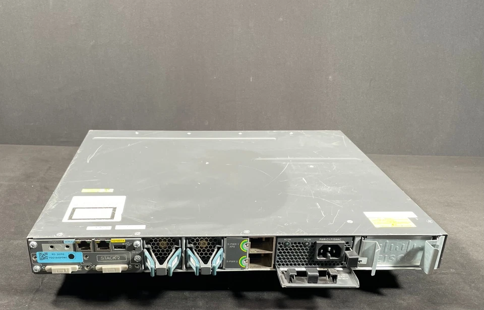 Cisco WS-C3750X-48T-E 48 Port Gigabit Switch - Same Day Shipping - Image 3 of 4