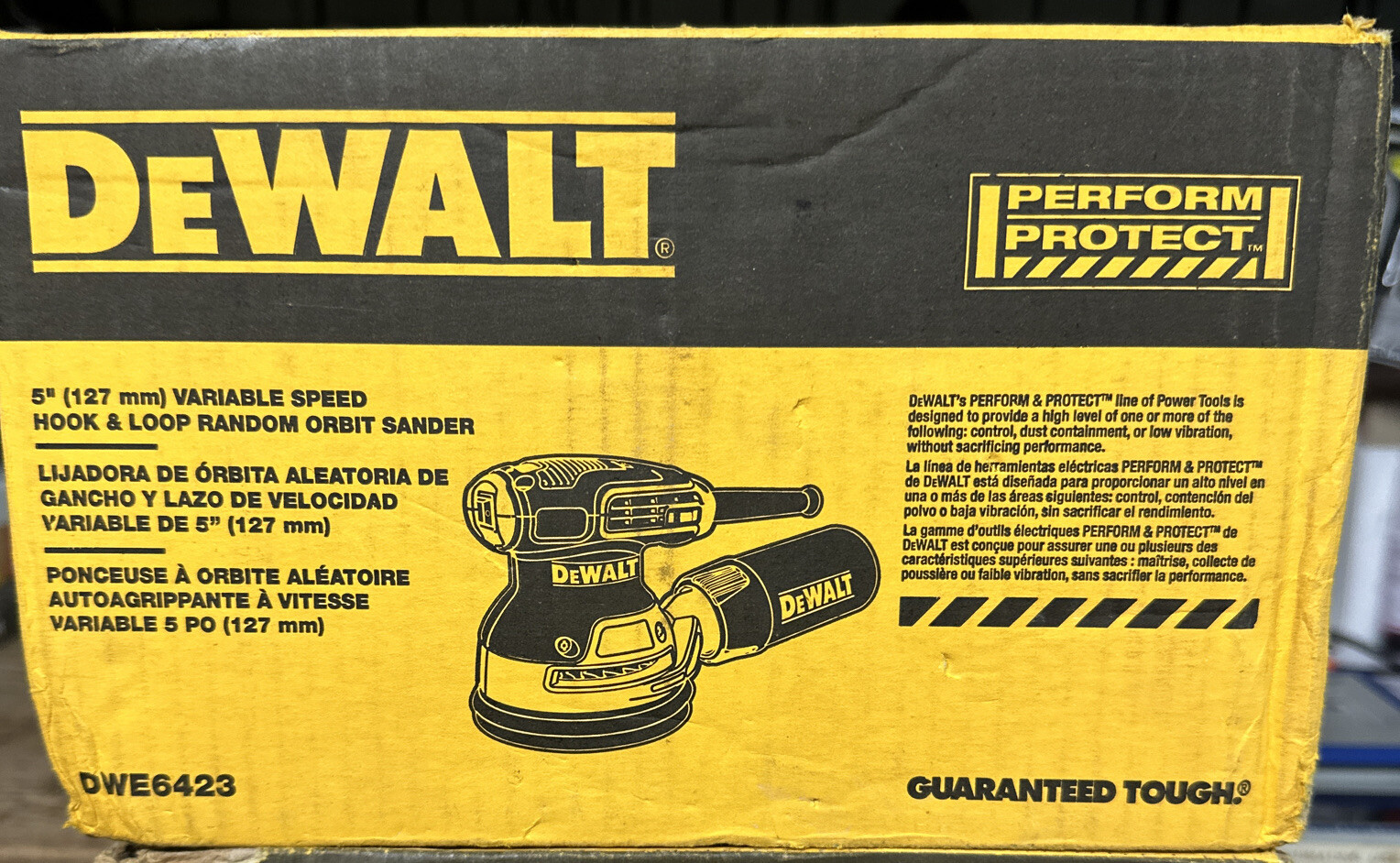 DEWALT DWE6423 5" Single Speed Random Orbit Sander sealed eBay