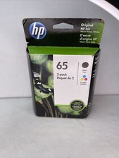 HP 65 T0A36AN Black Tri-color Original Ink Cartridges New