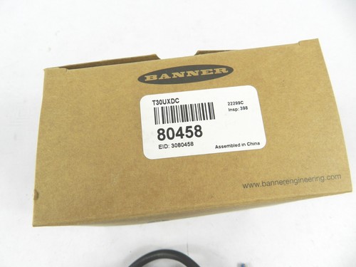 BANNER T30UXDC Photoelectric Sensor Temp Compensation Ultrasonic NEW IN BOX D122 - Picture 4 of 4