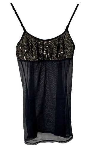 Victorias Secret Sequin Slip Dress L Glam Bling Iridescent Sparkle Y2K Cocktail
