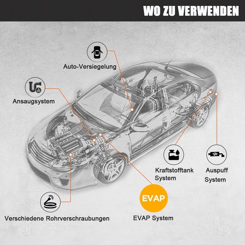 KFZ EVAP Rauchmaschine Leck Detector Smoke Leakage Nebelmaschine KFZ Diagnose - Zdjęcie 3 z 17
