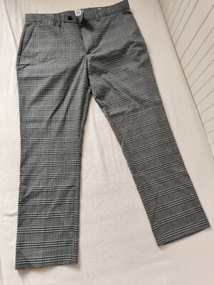 GAP Damen Stretch-Karohose ''Wader Ankle'' , grau, 32, SL 67cm, wie neu
