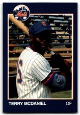 1988 Grand Slam Baseball Card Terry McDaniel c Columbia Mets #22