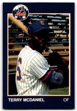1988 Grand Slam Baseball Card Terry McDaniel c Columbia Mets #22