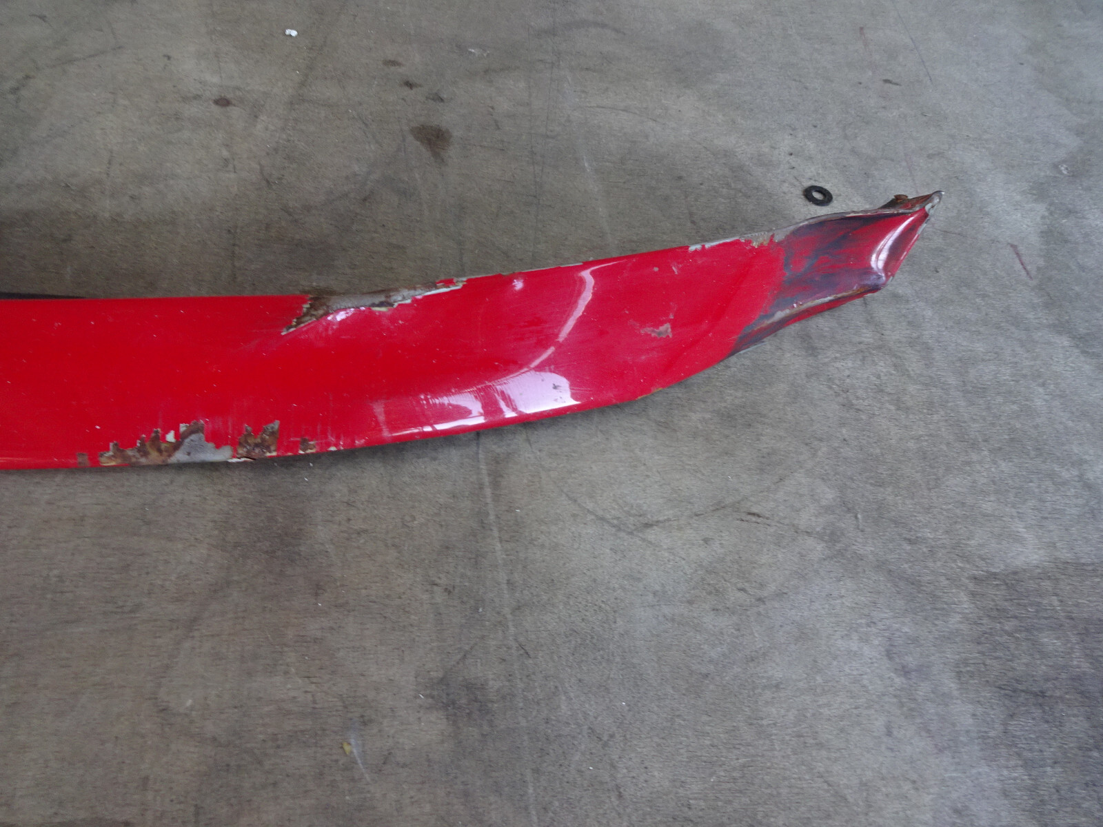 Ferrari 348-355 - Front Upper Nose Panel - Red- Damage - P/N 62059500
