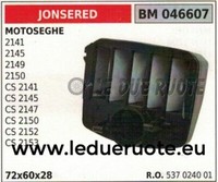 537024001 Luftfilter MotorsäGe Jonsered 2141 2145 2149 2150 Cs 2141 2145 72X60