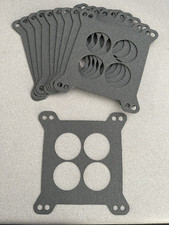 10PC CARTER AFB EDELBROCK4 BARREL CARBURETOR BASE GASKETS-NEW-USA MADE-1/16"