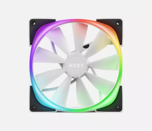 NZXT AER RGB 2 140mm RGB White Fluid Dynamic Bearing PWM Fan