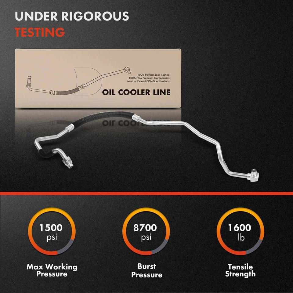 Conjunto de manguera de enfriador de aceite de motor para Chevrolet C1500 C2500 GMC C3500 C3500HD 6,5 L Foto 3 de 4